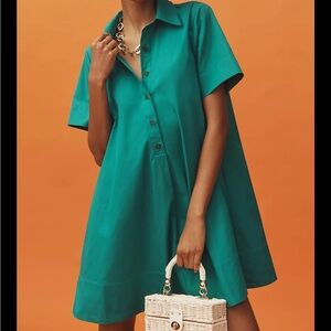 Anthropologie “The Pollie Short-Sleeved swing tunic mini dress”